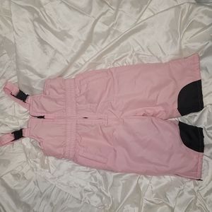 2T pink snowq bibs overalls